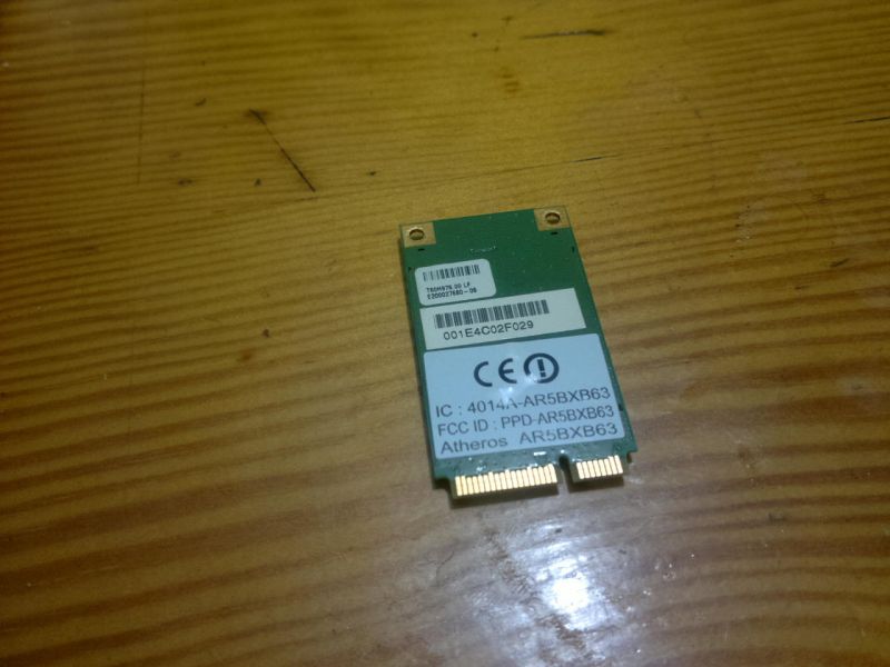 Atheros AR5007EG AR5BXB63 802.11b/g Mini PCIe WLAN KART