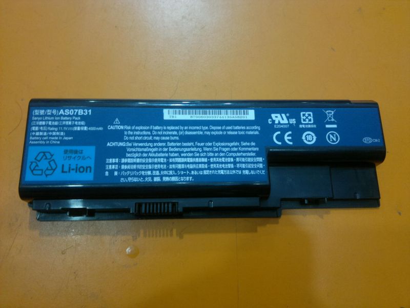 ACER AS07B31 5520 5920G 11.1V 4000 mAH NOTEBOOK BATARYASI