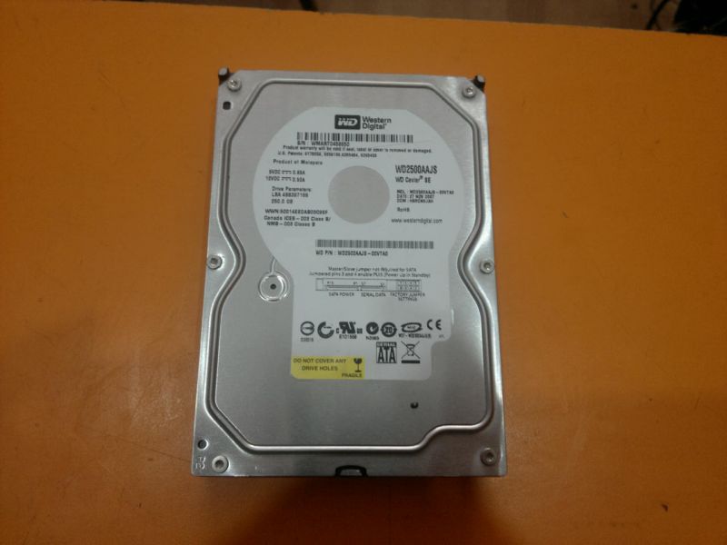 western digital wd2500aajs 250 gb 3.5'' sata harddisk