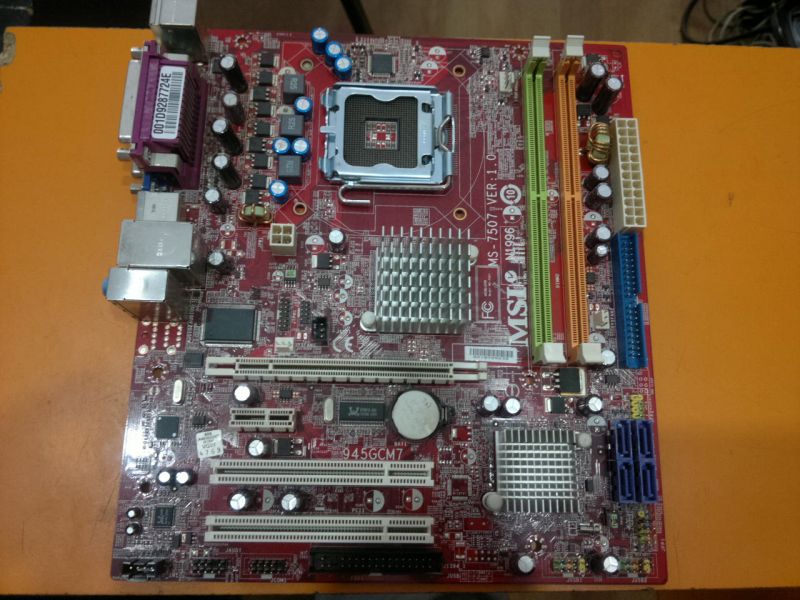 msi ms-7507 ver. 1.0  945GCM7 775 pin ddr2 pci-ex intel anakart